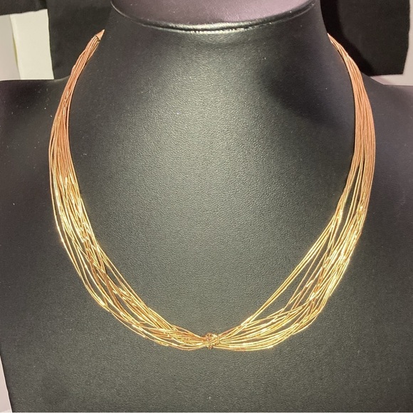 Vintage 12K GF liquid gold necklace.​​ - Picture 1 of 3